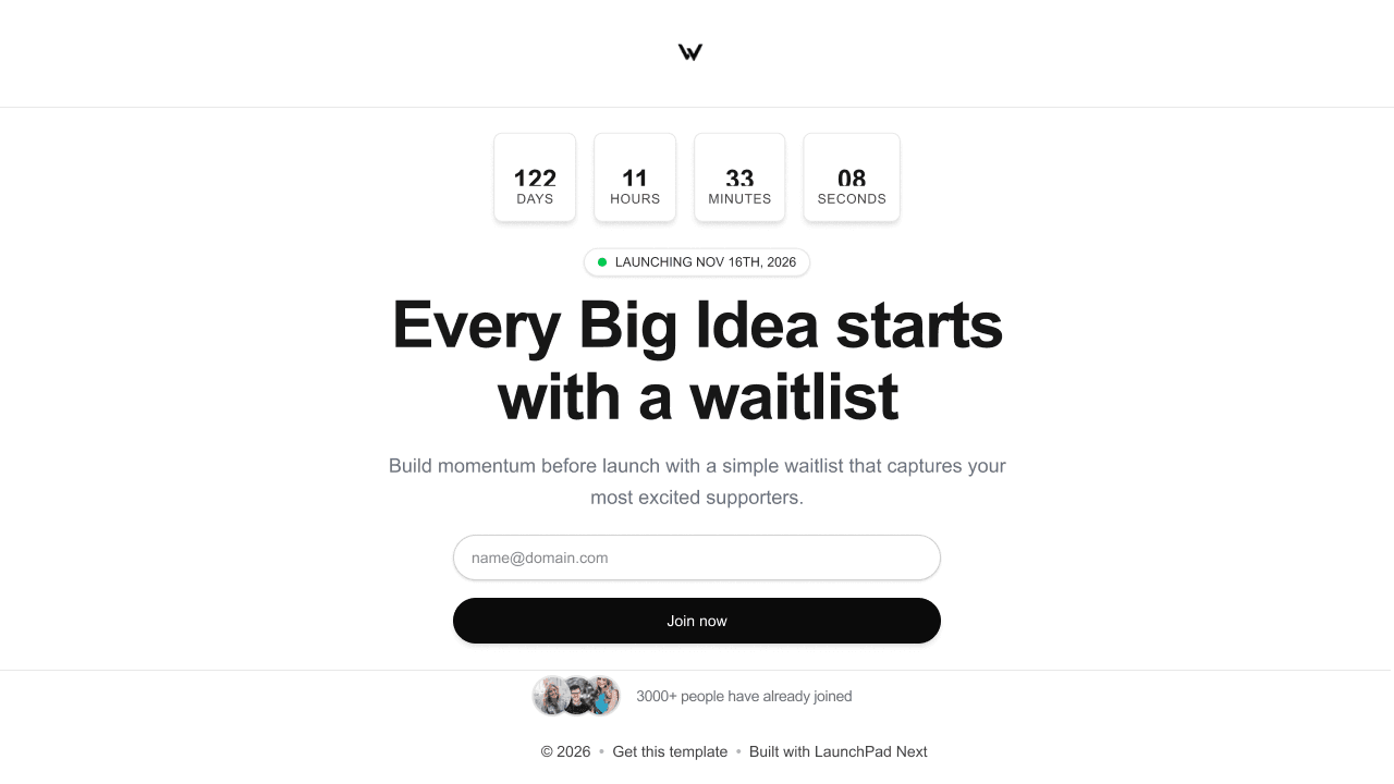 Waitlist kit